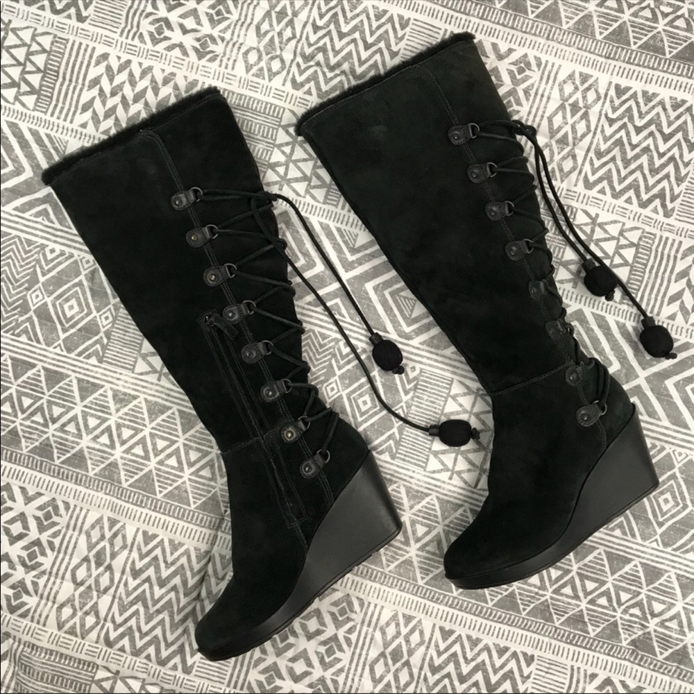 Suede Cole Haan Nike Air knee boots